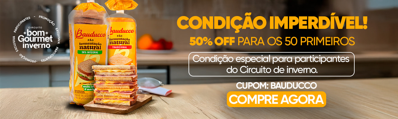 Bauducco 50%off