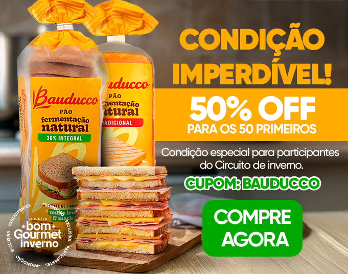 Bauducco 50%off