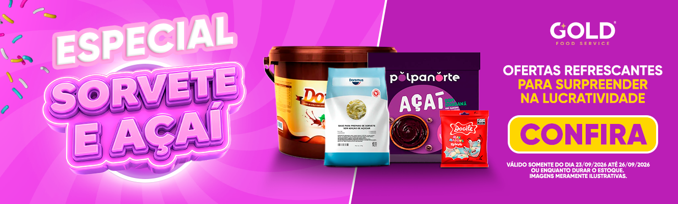 Especial sorvete e Açaí 