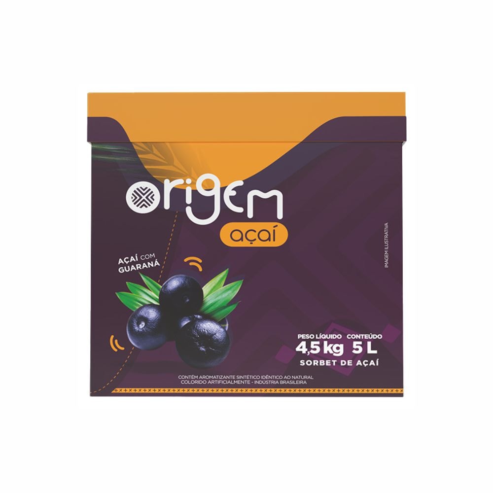 Açaí Origem Sabor Natural Caixa 9 Kg Polpanorte