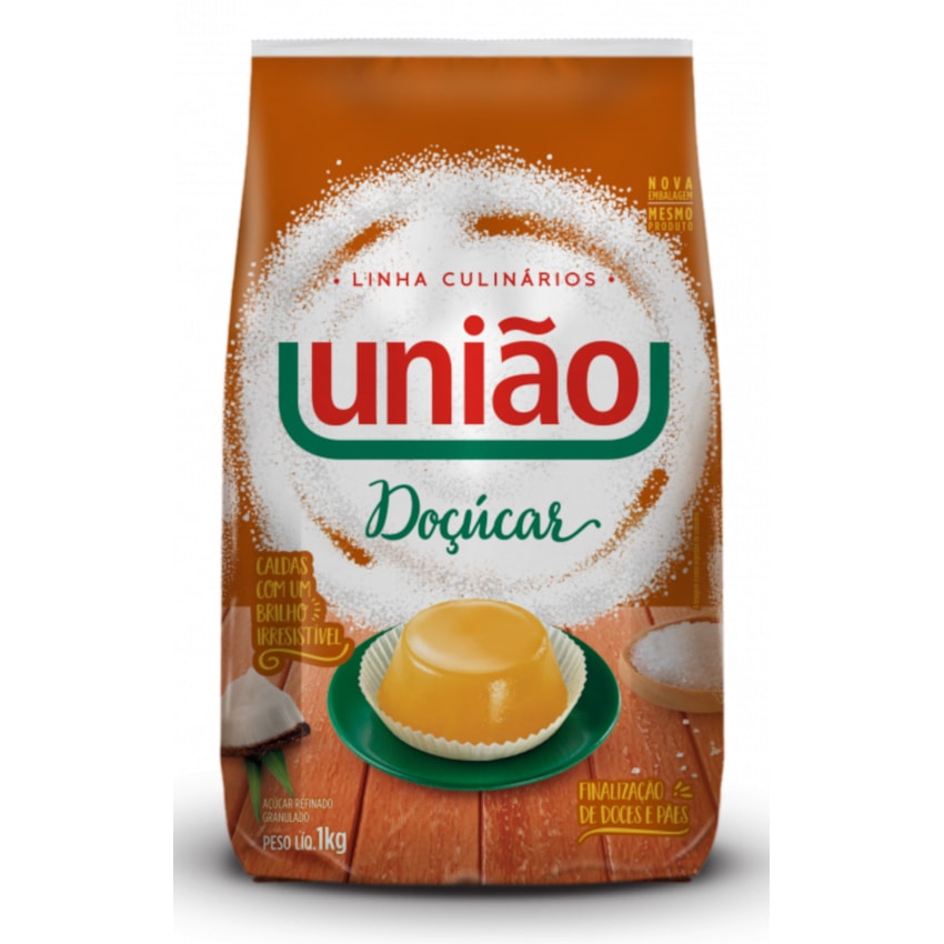image Açúcar Granulado Uniao Docucar 1Kg