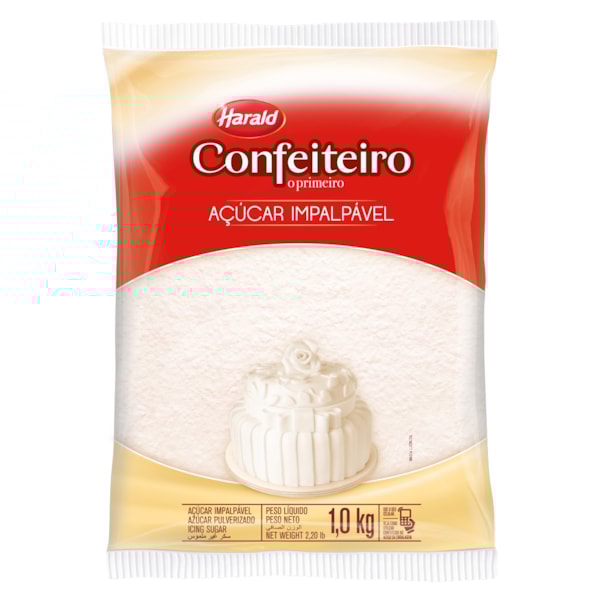 image Açúcar Impalpável 1Kg Confeiteiro Harald