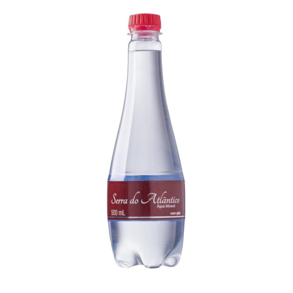 image Agua Mineral Com Gás Serra Do Atlantico Finesse 12 X 500Ml Rotulo Vermelho