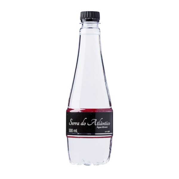 image Agua Mineral Sem Gás Serra Do Atlantico Finesse 12 X 500Ml Rotulo Preto