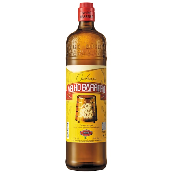 image Aguardente/Cachaça Velho Barreiro Tradicional 910Ml