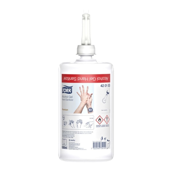 image Alcool Gel Antisséptico 42 01 03 1Lt Tork