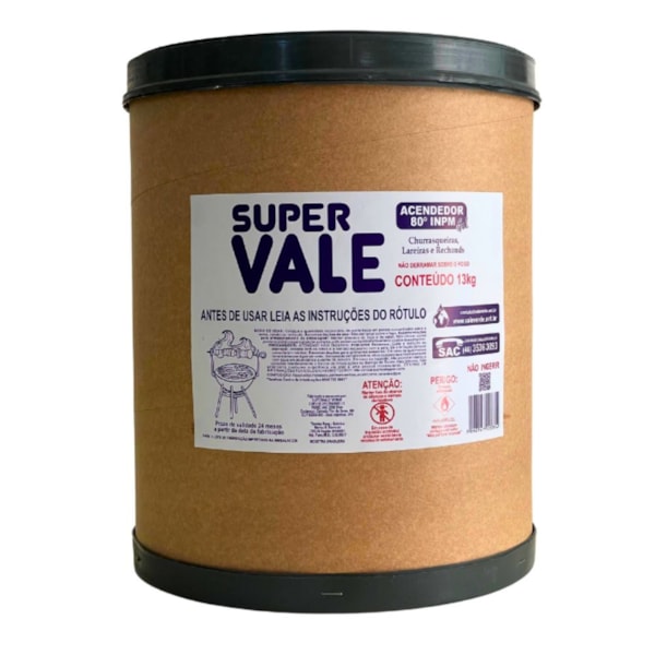 image Alcool P/Réchaud Super Vale 13Kg - Gel Acendedor