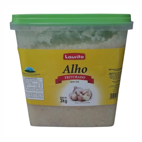 image Alho Triturado Laurito 3Kg