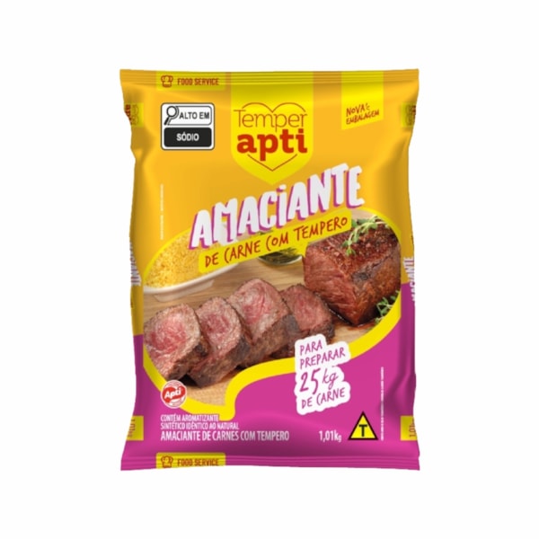 image Amaciante de Carne Temperado Apti 1,01Kg