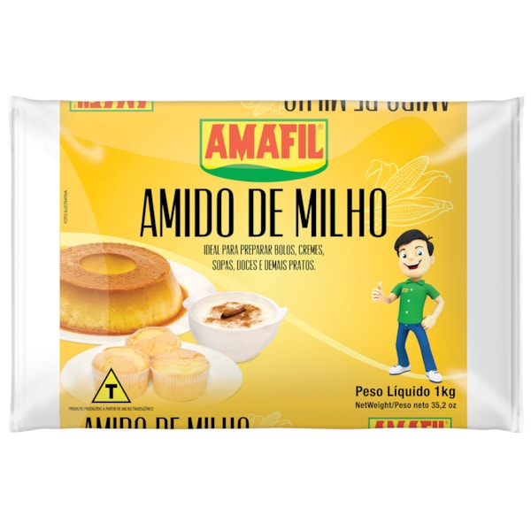 image Amido de Milho 1 Kg Amafil