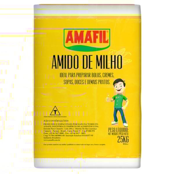 image Amido de Milho 25 Kg Amafil