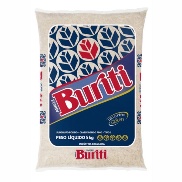 image Arroz Branco 5Kg Buriti