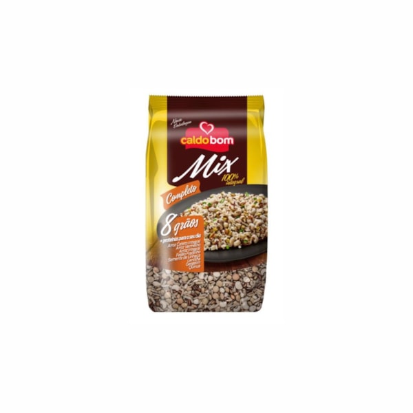 image Arroz Mix Completo 8 Grãos 400G Caldo Bom