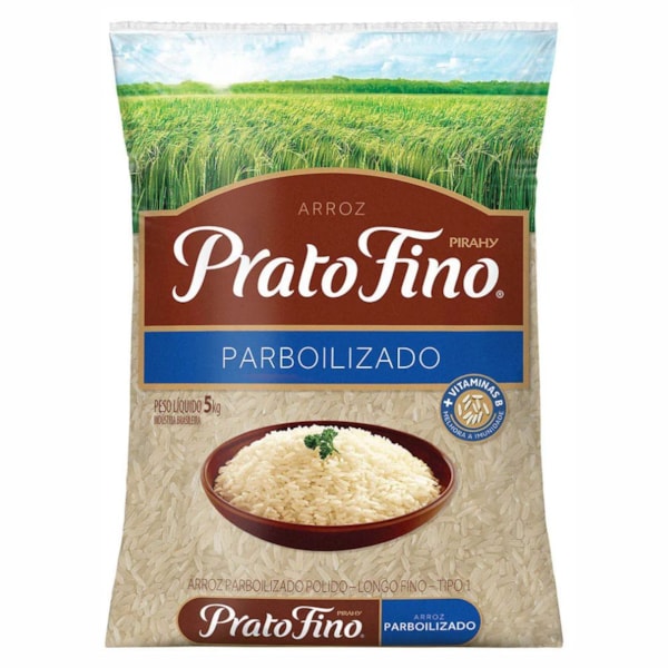 image Arroz Parboilizado 5Kg Prato Fino