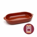 image Assadeira De Barro V.M. Oval 1000Ml 28,5 X 14 X 6Cm Motta Un