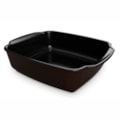 image Assadeira Retangular Cerâmica 3,5L 31 X 24Cm Preta Gusto Ceramarte Un