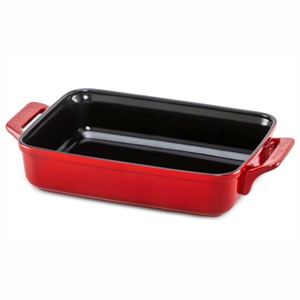 image Assadeira Retangular Cerâmica 3,5L 34 X 25Cm Pomodoro Clear Ceramarte Un