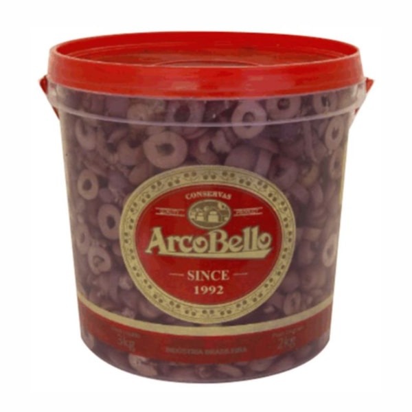 image Azeitona Preta Fatiada Arcobello 2Kg