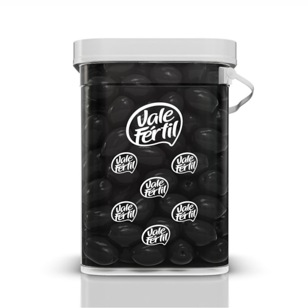 image Azeitona Preta Grauda Estilo Californianas Vale Fértil 2Kg