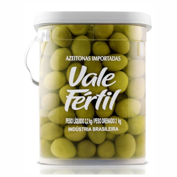 image Azeitona Verde Media Vale Fértil 2Kg 20/24