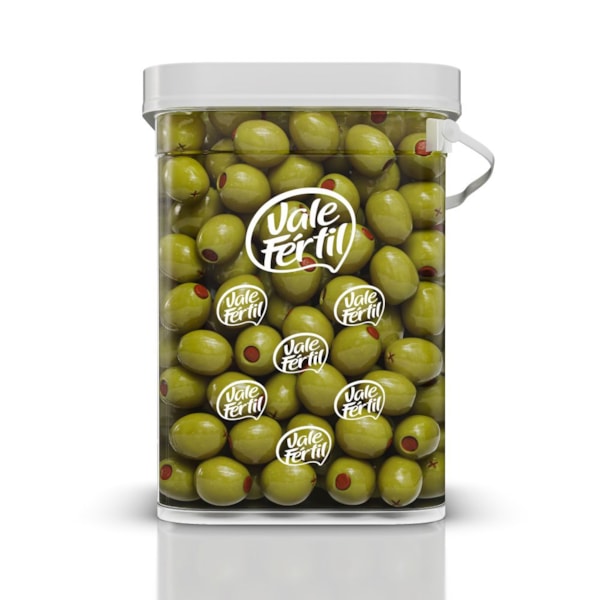 image Azeitona Verde Recheada Vale Fértil 2Kg