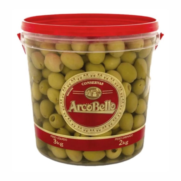 image Azeitona Verde S/Caroço Arcobello 2Kg