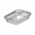 image Bandeja Alumínio 230Ml Retangular Com Tampa Thermoprat 200Un