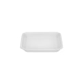 image Bandeja Isopor 01 Branca Rasa Bom Apetite 100Un 15 X 15 X 1,8Cm Br01