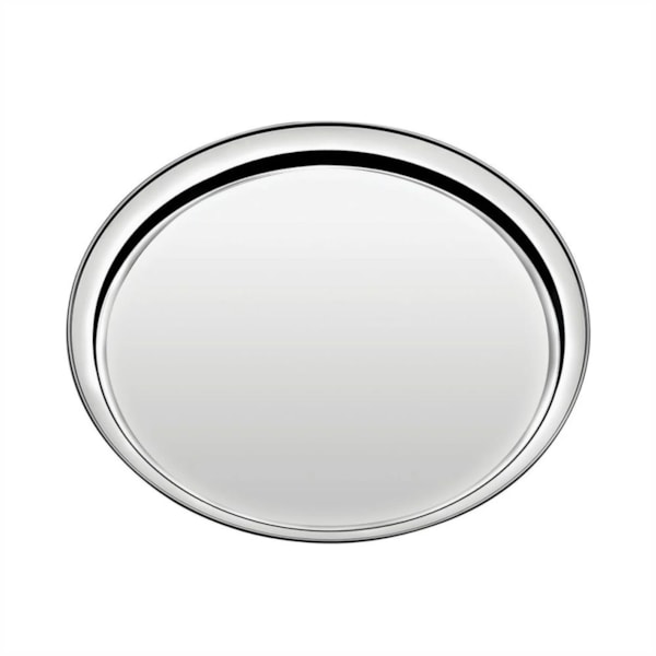 image Bandeja Redonda Inox Service Tramontina Un