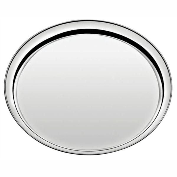 image Bandeja Redonda Inox Service Tramontina Un