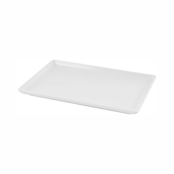 image Bandeja Retangular Melamina Branca Gourmet Mix 51 X 24Cm