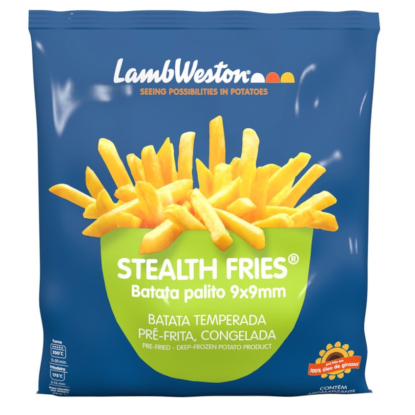 image BATATA 9MM STEALTH FRIES LAMB WESTON 5 X 2KG ESPECIAL PARA DELIVERY