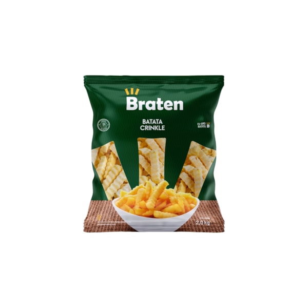image Batata Crinckle Braten 7 x 2 Kg