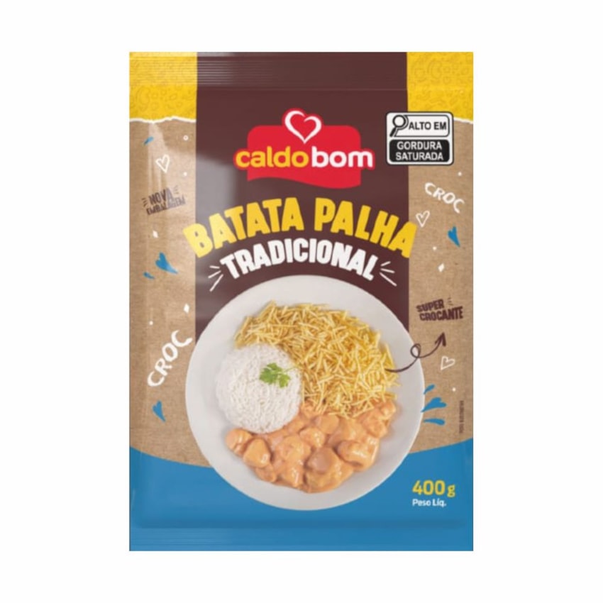 image Batata Palha Tradicional Caldo Bom 400G