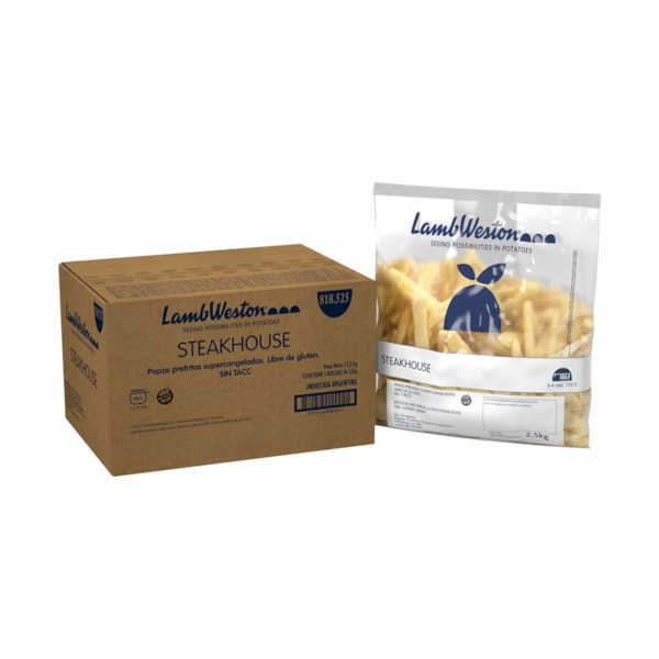 image Batata Steakhouse 9 X 18Mm Lamb Weston 5 X 2,5Kg