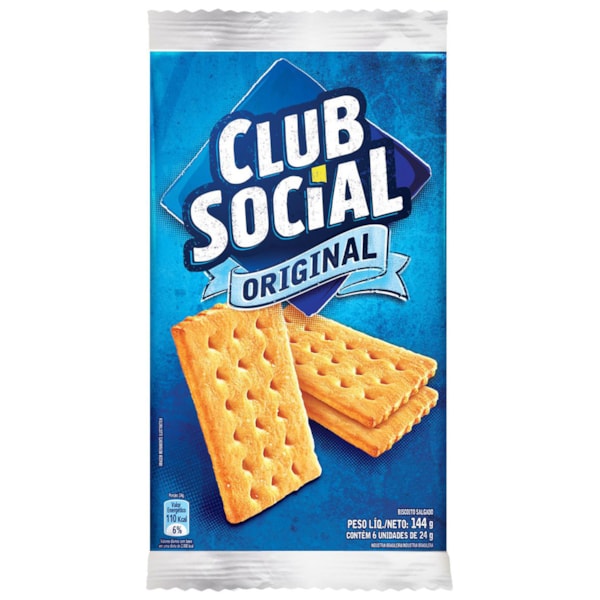 image Biscoito Club Social Original 6 X 24G