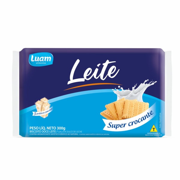 image Biscoito Leite Luam 300G