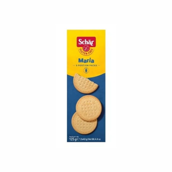 image Biscoito Maria 3 X 42G Sem Glúten Schar 125G