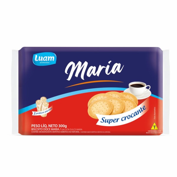 image Biscoito Maria Luam 300G