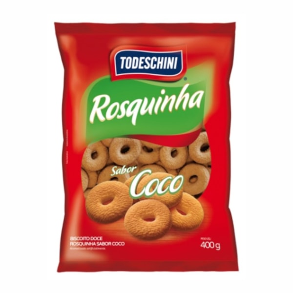 image Biscoito Rosquinha Coco Todeschini 300G