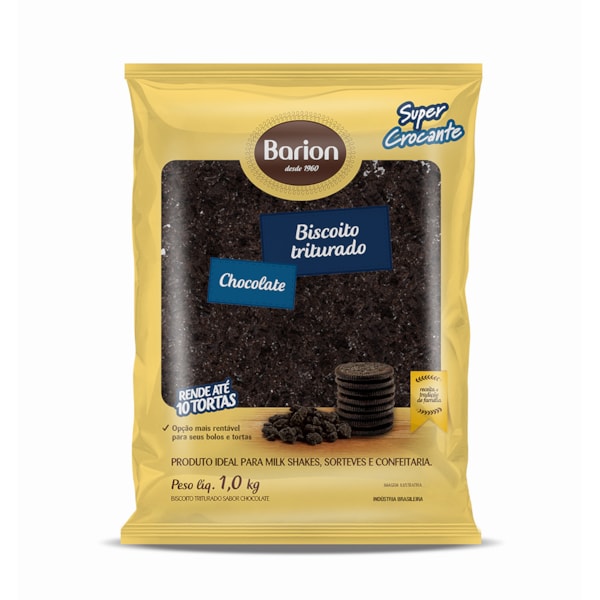 image Biscoito Triturado Sabor Chocolate Barion 1Kg