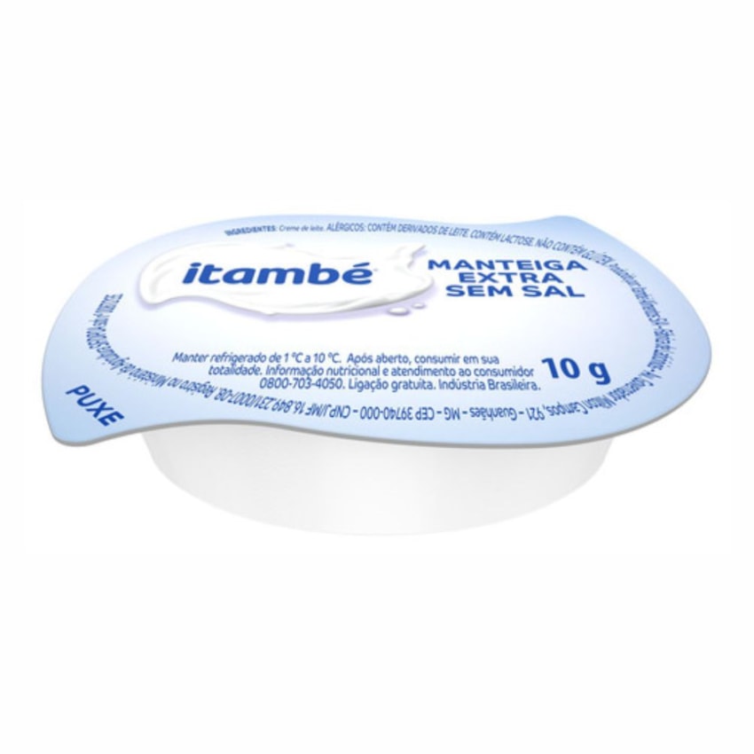 image Blister Manteiga Sem Sal Itambé 192  X 10G