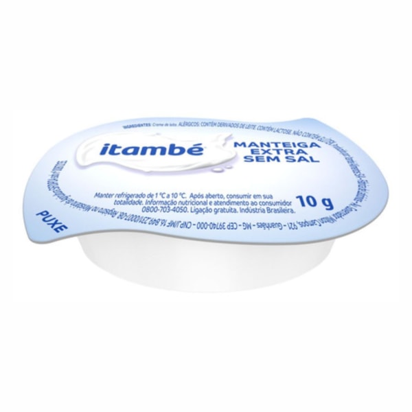 image Blister Manteiga Sem Sal Itambé 192  X 10G