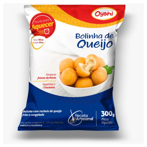 image Bolinha De Queijo Congelado Frita 18Gr Oyshi 300G