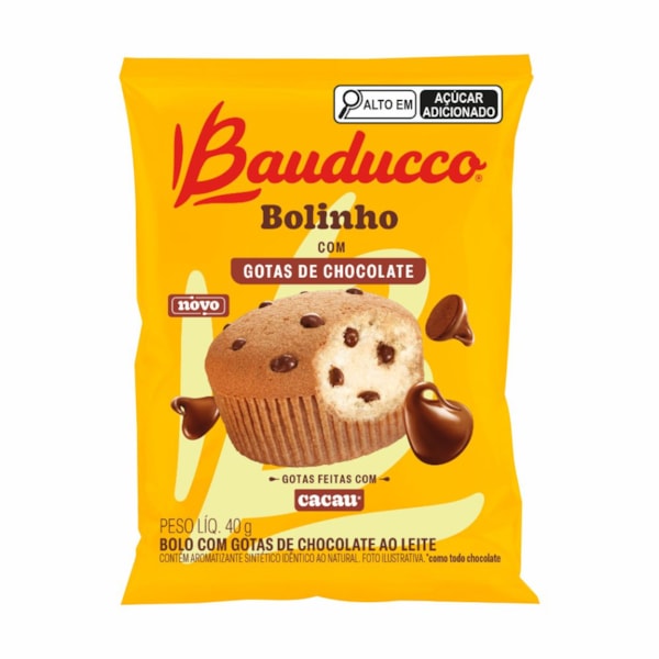 image Bolinho Gotas Bauducco 16 X 40G