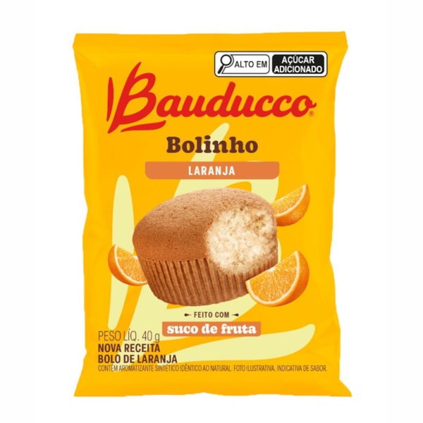 image Bolinho Laranja Bauducco 16 X 40G