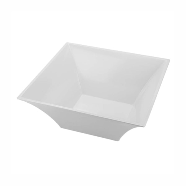 image Bowl Quadrado 4,5L Melamina Branca Gourmet Mix