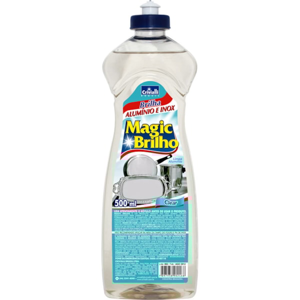 image Brilha Alumínio E Inox Magic Brilho Clear 500Ml