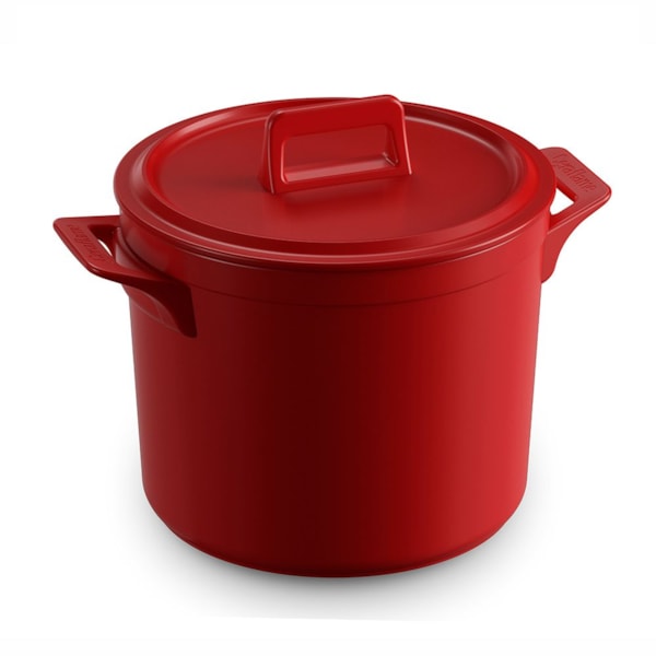 image Caçarola Alta Com Tampa 24Cm 7,5L Cerâmica Pomodoro Clear Ceramarte Un