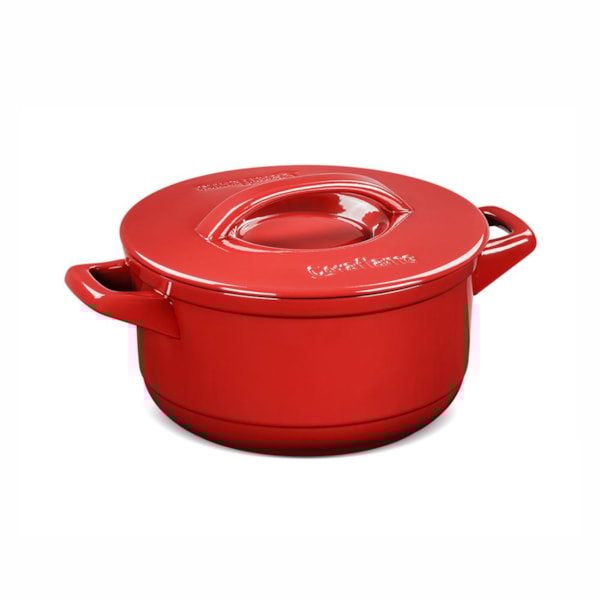 image Caçarola Com Tampa 24Cm 4,3L Cerâmica Pomodoro Duo Ceramarte Un